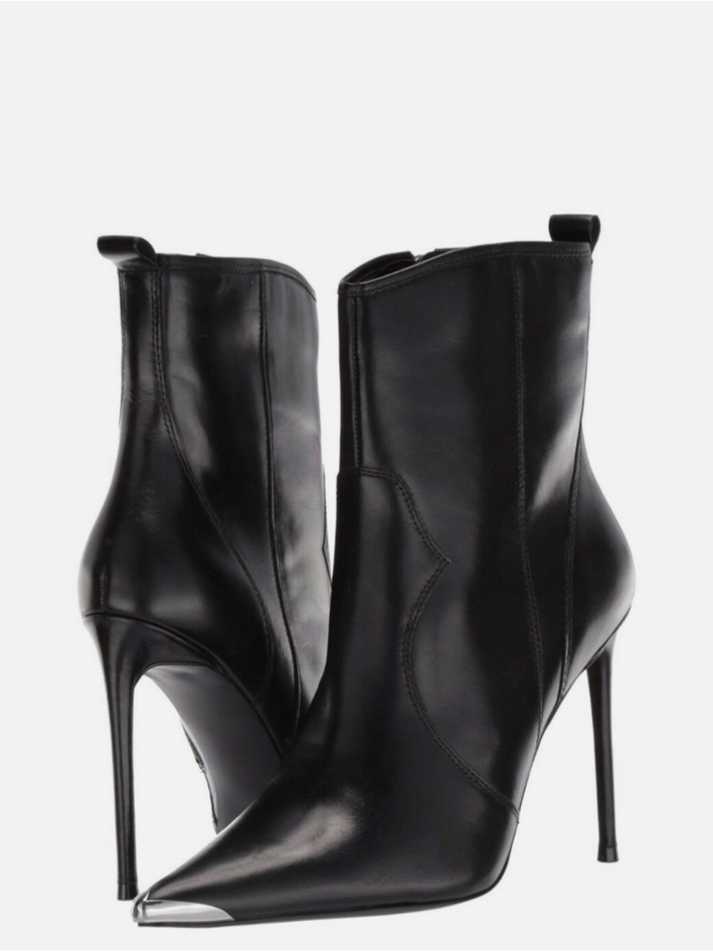 Winnie Harlow x Steve Madden Tina Leather Western Booties